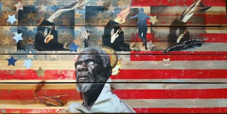 hunter horizontal flag